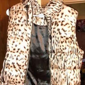 Leopard Vest Quilted